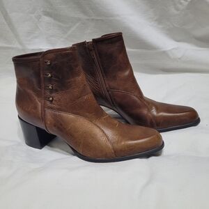 Naturalizer Brown Heeled Boots